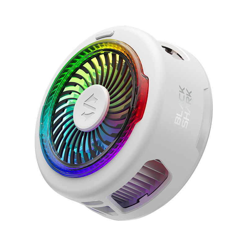 Black Shark FunCooler 6 Magnetic Phone Cooler for Gaming, Portable Cooling Fan with RGB Light, Shark Arsenal App-Controlled Radiator for iPhone Magnetic Series/iPad
