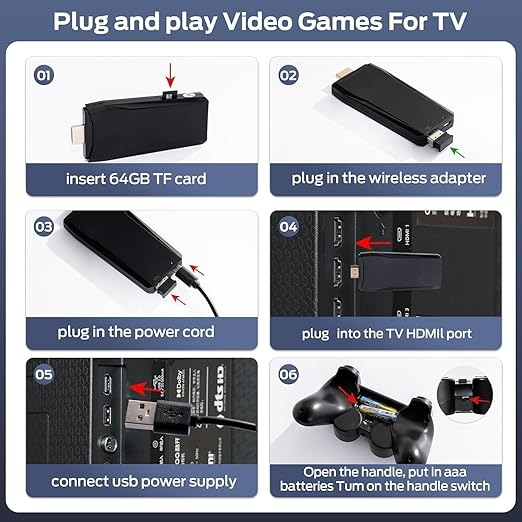 RetroBlaze X2 | Ultimate 4k Wireless Game Stick With 30000+ Build-In Games
