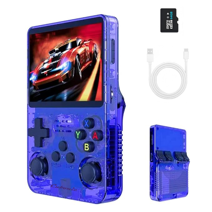 Xplore R36S Handheld Gaming Console with|Dual Analog Stick Control,3.5" HD Display & Expandable Storage Through TF/SD card