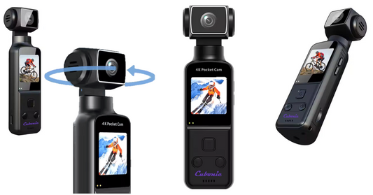 Cubonic 270° Rotatable Pocket Camera 4K Ultra HD
