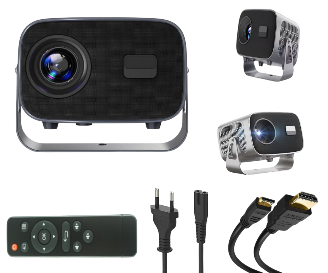 Cubonic A10 AdNova 4K compatible 1080p Full HD Android 12.0 WiFi Home Theater Projector