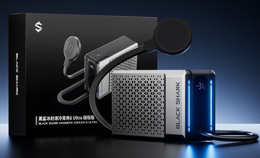Black Shark Magnetic Liquid Cooling 6 Ultra (48W) | Hybrid TEC + Liquid Cooling Mobile Phone Cooler | Up to 56°C Temperature Drop | AI Smart Cooling | Magnetic Gaming Liquid Cooler