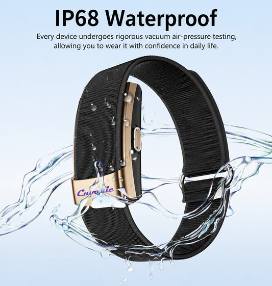 Cubonic Vytal Glory- Screenless Smart Fitness Band | 176+ Sports Modes, 1ATM Waterproof, 5-10 Day Battery Backup, Sleep & Monitoring Activity,App Controlled Android & iOS