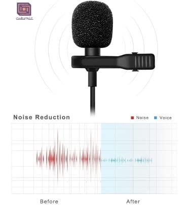 Cubonic iPhone Lightning 8 Pin Professional Clip-on Microphone