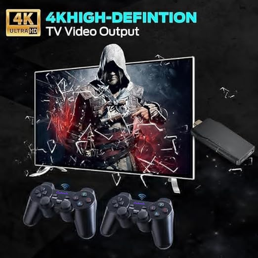 RetroBlaze X2 | Ultimate 4k Wireless Game Stick With 30000+ Build-In Games