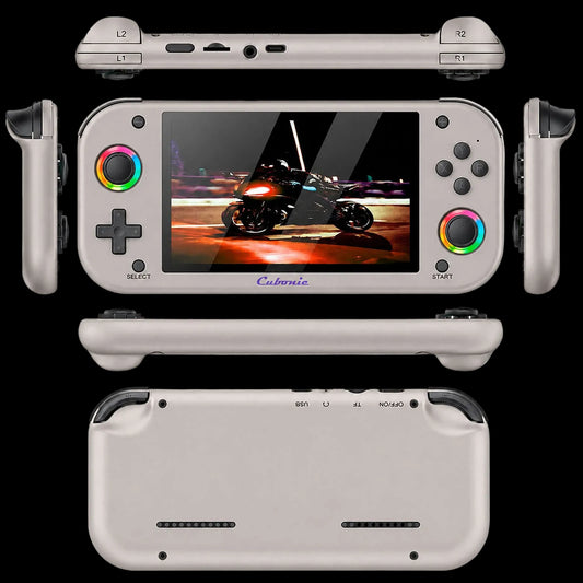 Cubonic VividGo M26 Retro Handheld Game Console – 5.1” IPS Display | RGB Joystick | 30+ Emulator Support | 3000mAh Battery | Portable Gaming Console