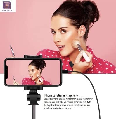 Cubonic iPhone Lightning 8 Pin Professional Clip-on Microphone