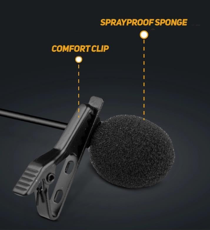 Cubonic iPhone Lightning 8 Pin Professional Clip-on Microphone