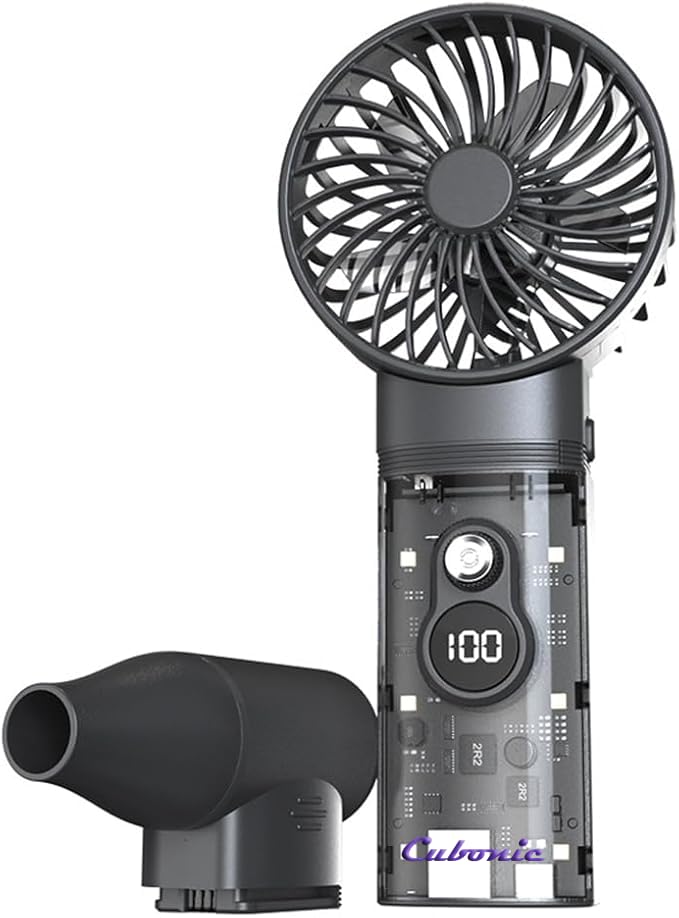 Cubonic 2 In 1 Mini Turbo Violent Fan Multifunction High Speed Jet Fan