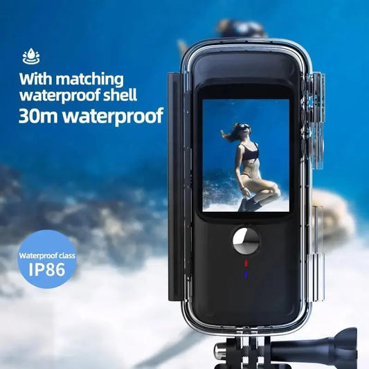 Cubonic 4K HD Dual Handheld Waterproof Camera