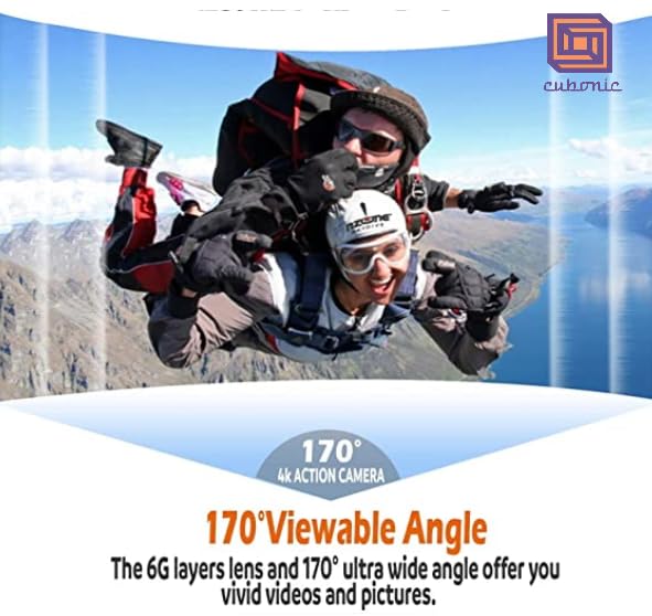 Cubonic Ultra HD 4k DV Water Resistance WiFi Camera