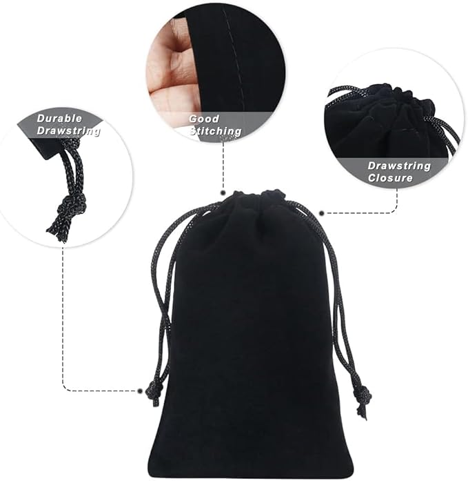 Cubonic Velvet Pouch