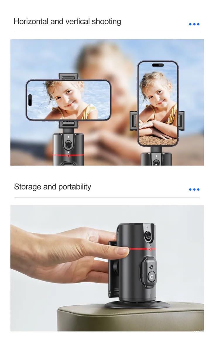 Cubonic P02 Cameraman AI Intelligent Tracker 360° Desktop Selfie Gimbal
