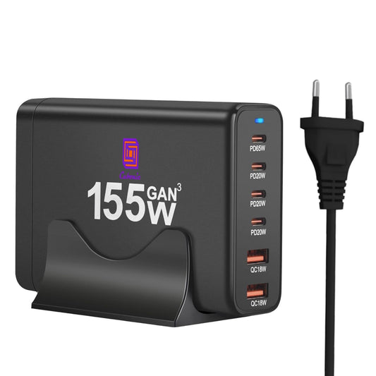 Cubonic USB C Charger Block 155W Charging Station Hub ,6 Port