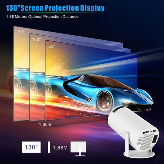Cubonic HY300 Free Style Pro Projector for Home 4K & 1080p Support