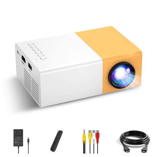 Cubonic UC500 3500lm Yellow Mini Home Theater LED Portable Projector
