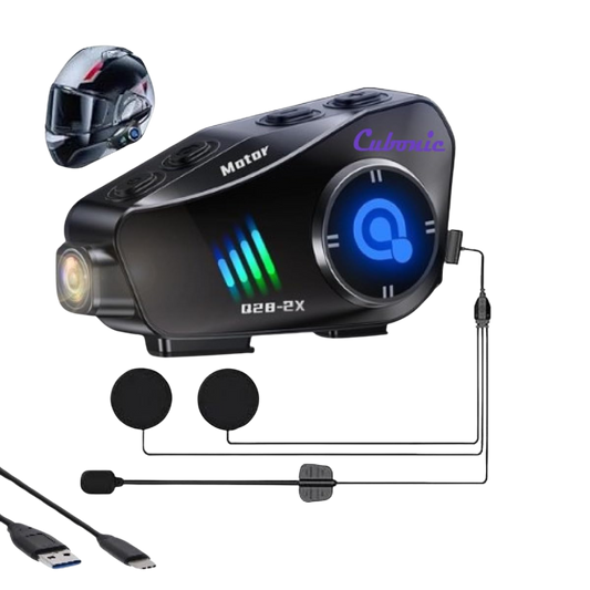 Cubonic Q28-2X Bluetooth Helmet Headset