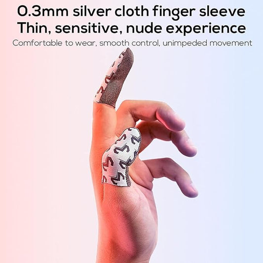 Cubonic FS02 Sweat Proof Sensitive Touch Screen Memo Gaming Finger Sleeves