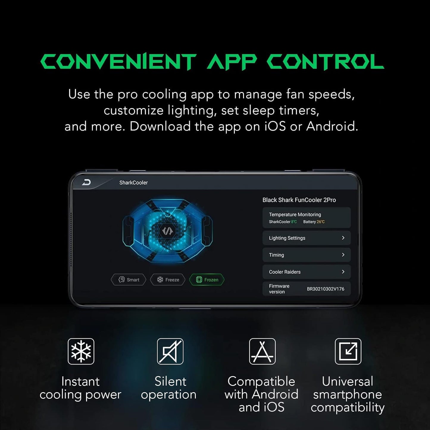 Black Shark FunCooler 2 Pro APP Controlled