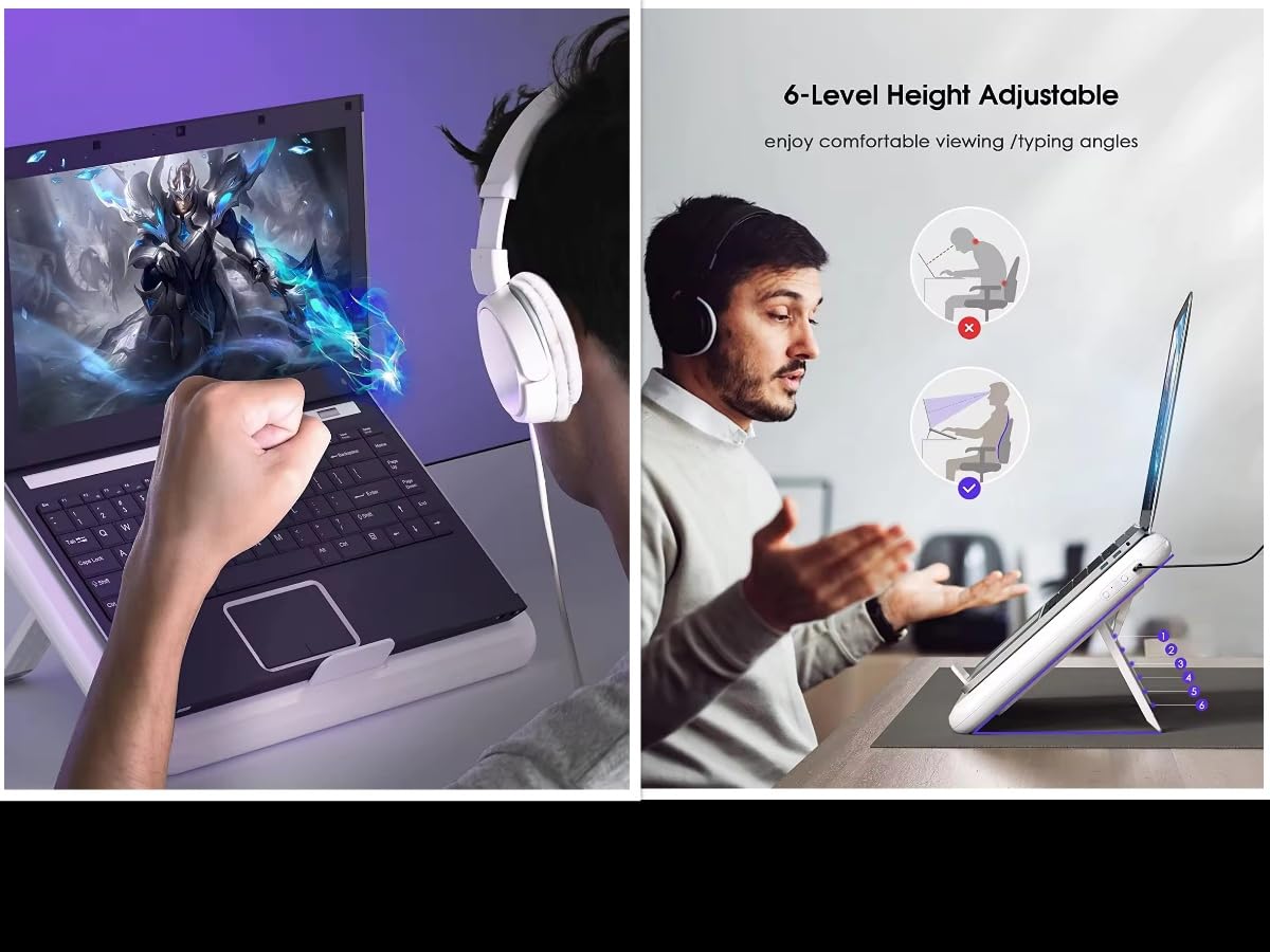 Cubonic H6 Laptop Cooler -  2 Fans