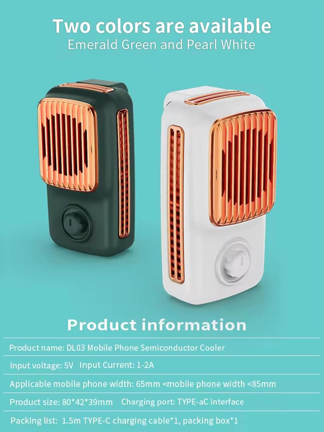 Memo DL03 Mobile Phone Compact Cooler