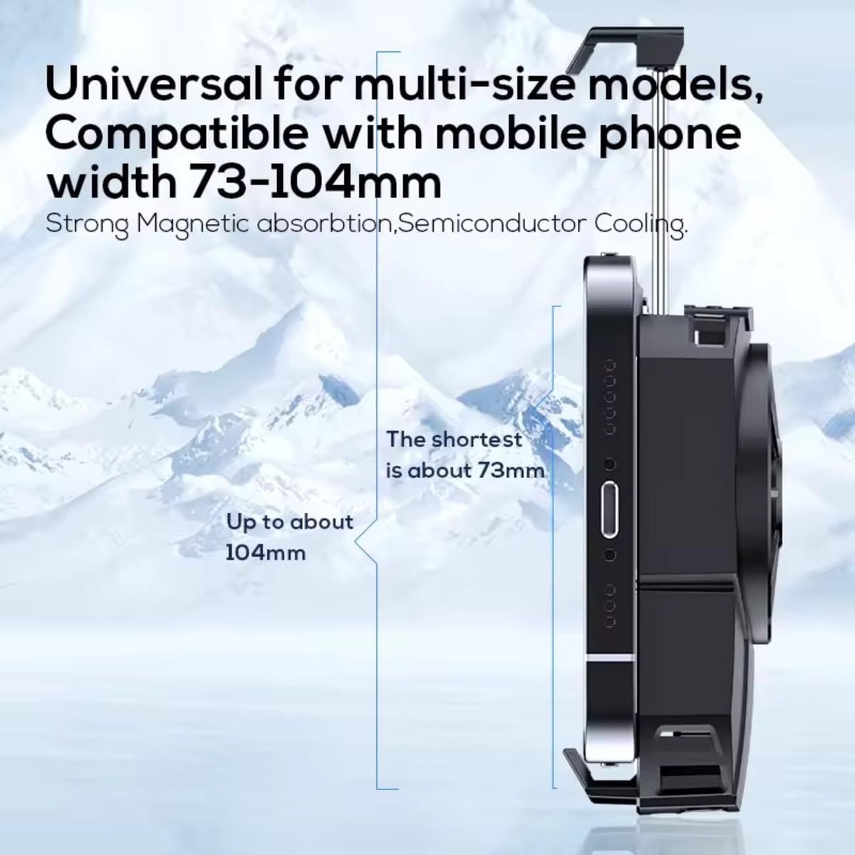 Cubonic DLA2 Phone Cooling Fan - Black