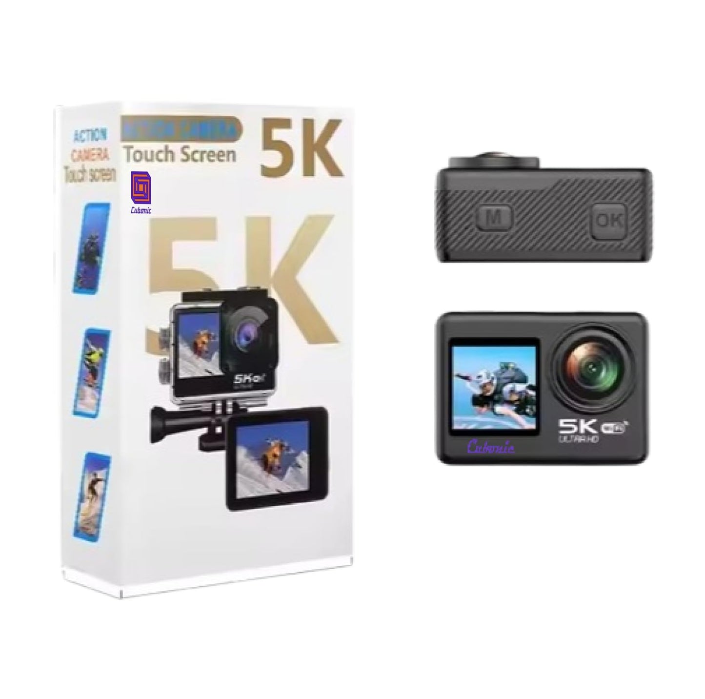Cubonic 5K WiFi 30m Waterproof Action Camera