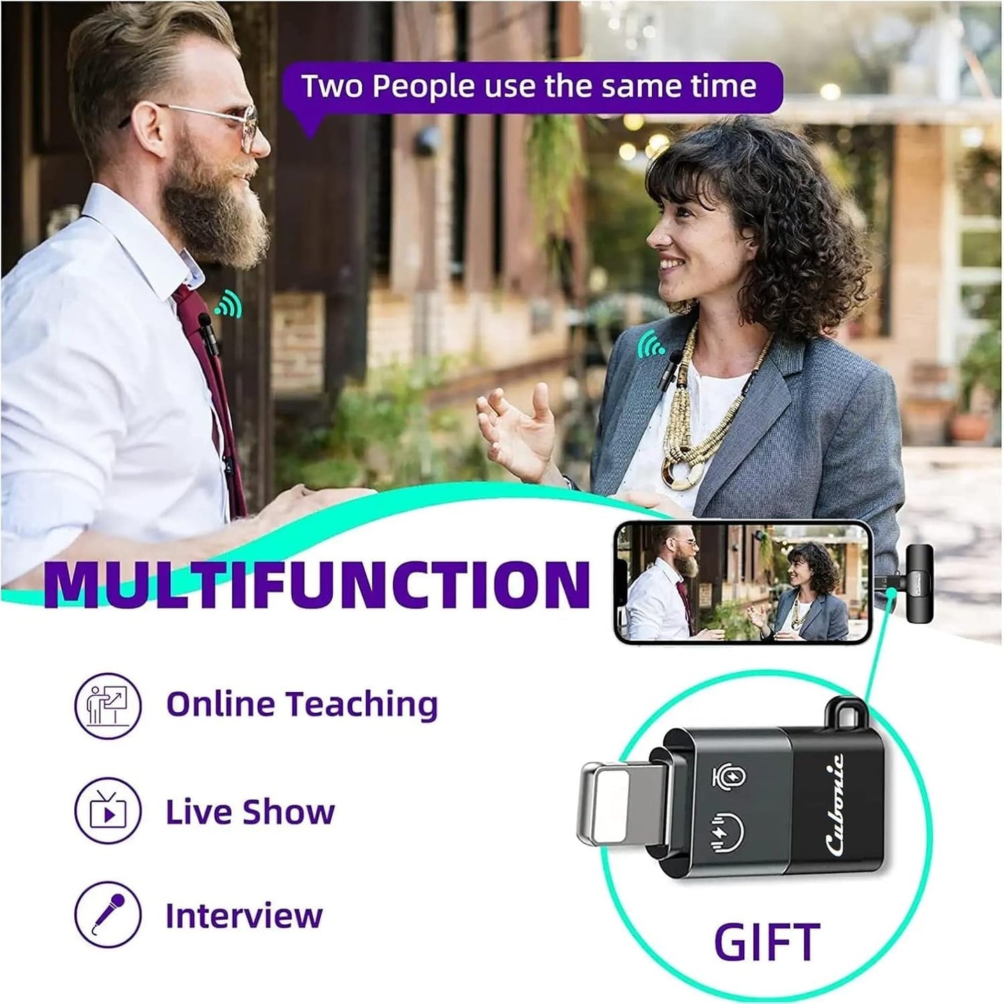 Cubonic K9 Wireless Type C + 8 Pin