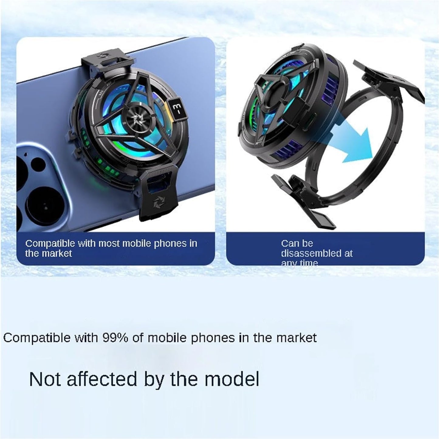 Cubonic SL17 Magnetic Cell Phone Cooling Fan