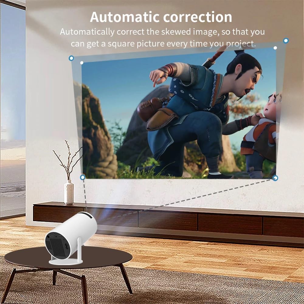 Cubonic HY300 Free Style Pro Projector for Home 4K & 1080p Support