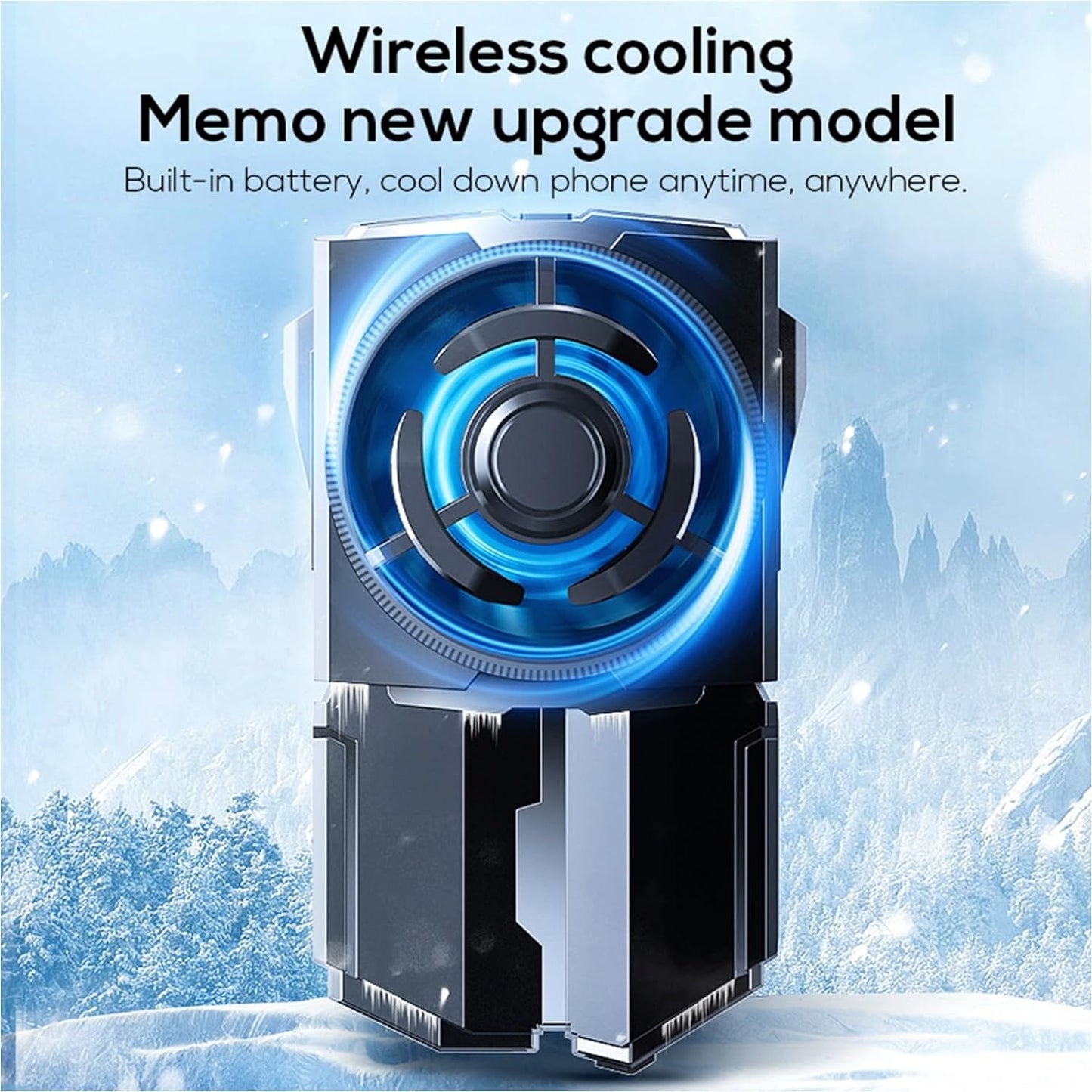 Memo DLA5 Mobile Phone Rechargeable(1200mah) Cooling Fan