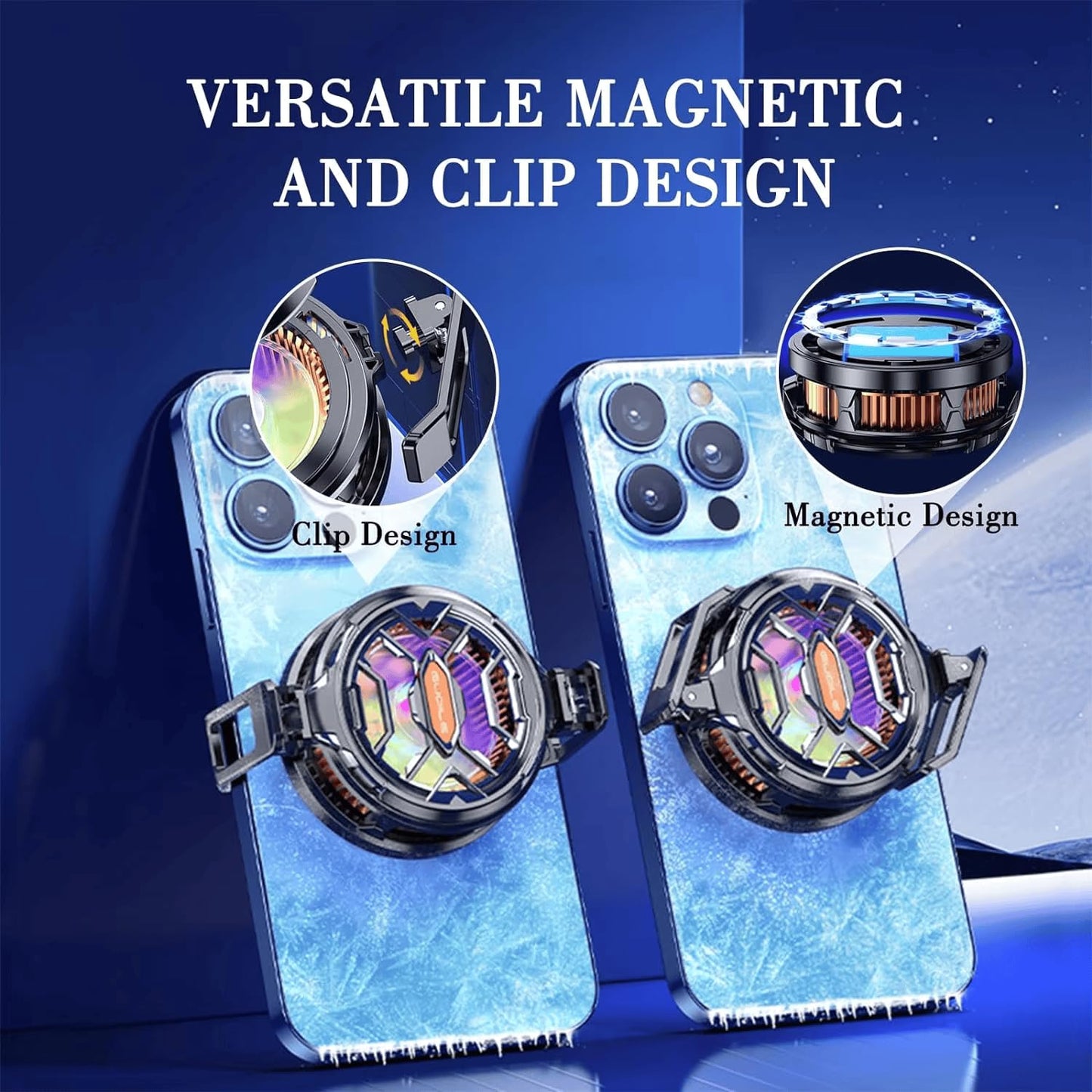 Cubonic FS03 Magnetic 15W Instant Freeze Phone Cooler with Removable Grill for easy cleaning