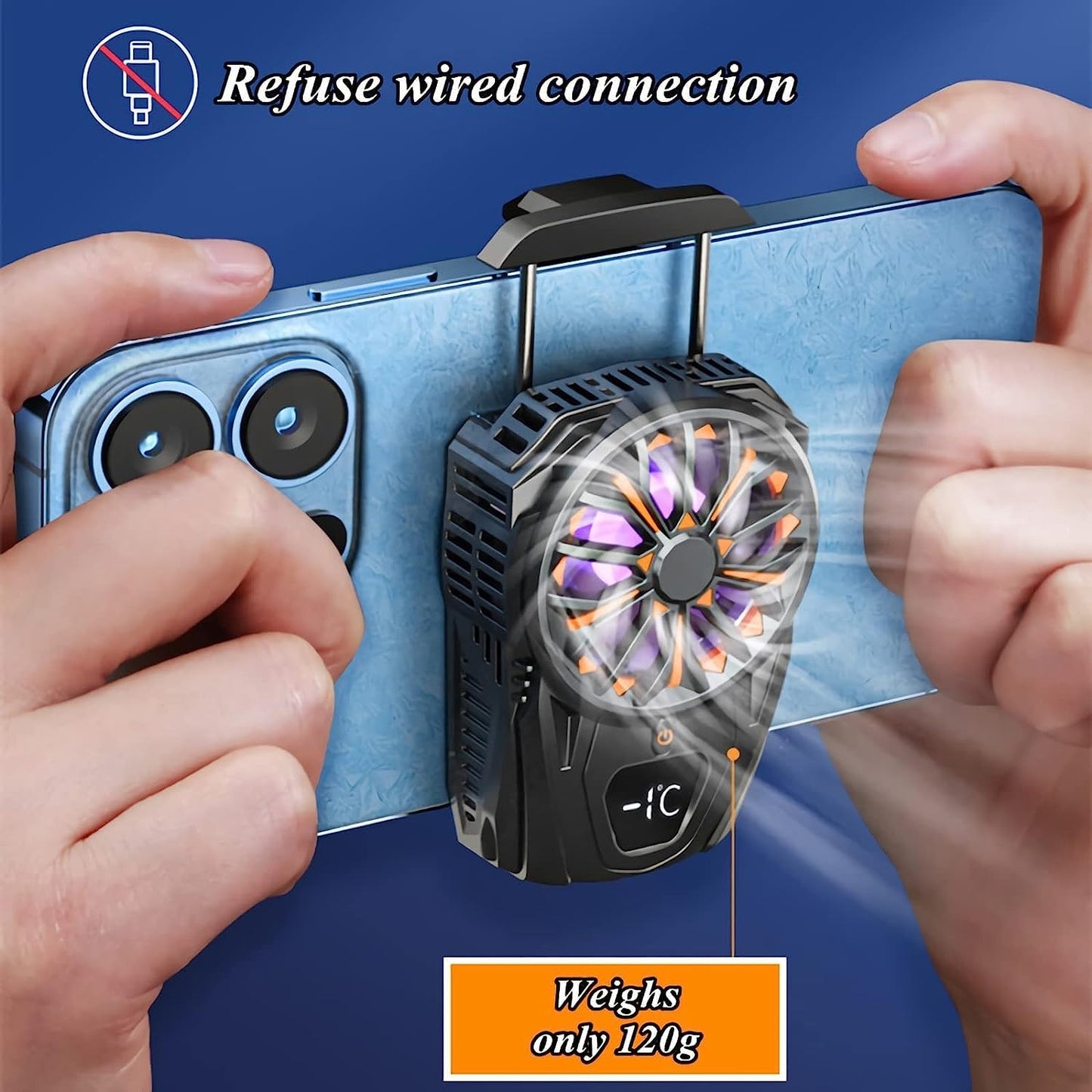 Cubonic SL02 (LED Display) Mobile Radiator Cooling Fan