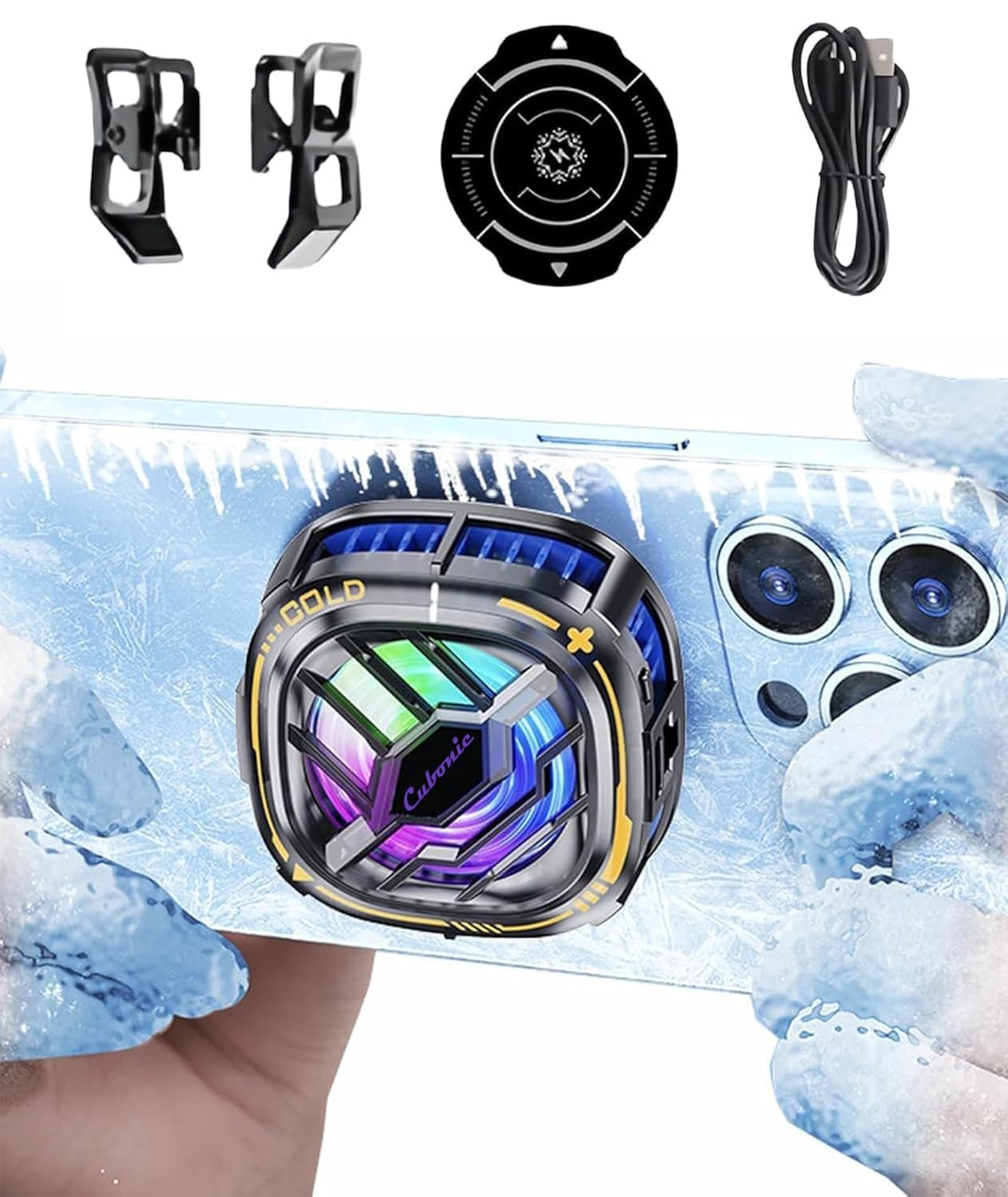 Cubonic X76 Wired Magnetic Instant Mobile Cooler