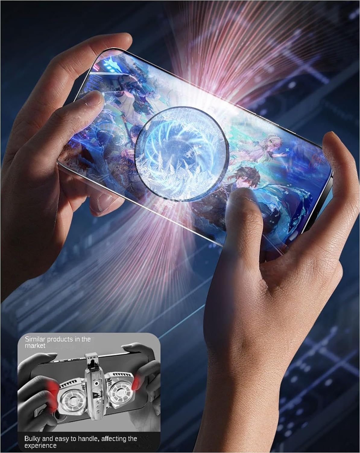 Cubonic SL17 Magnetic Cell Phone Cooling Fan