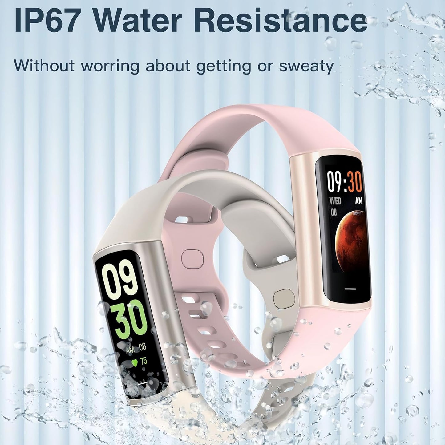 Cubonic C68 New Health Fitness Tracker Watch Smart Bracelet