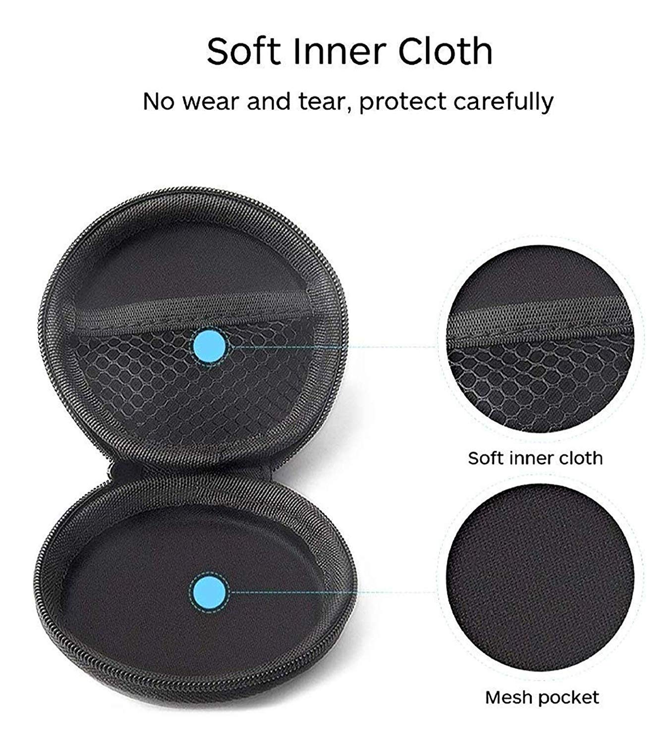 Cubonic Round Safe Keep Pouch