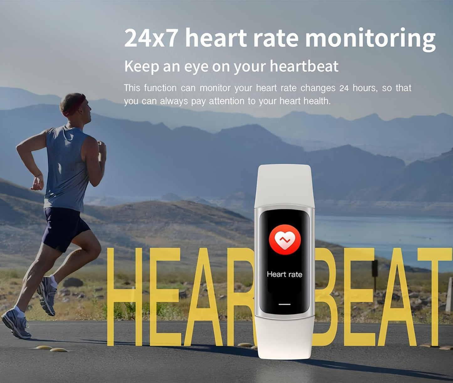 Cubonic C68 New Health Fitness Tracker Watch Smart Bracelet