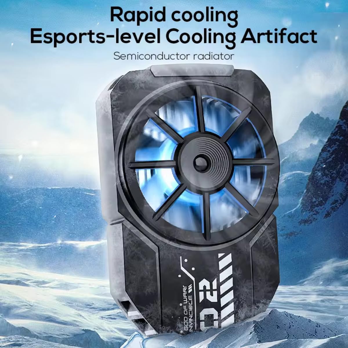 Cubonic DLA2 Phone Cooling Fan - Black