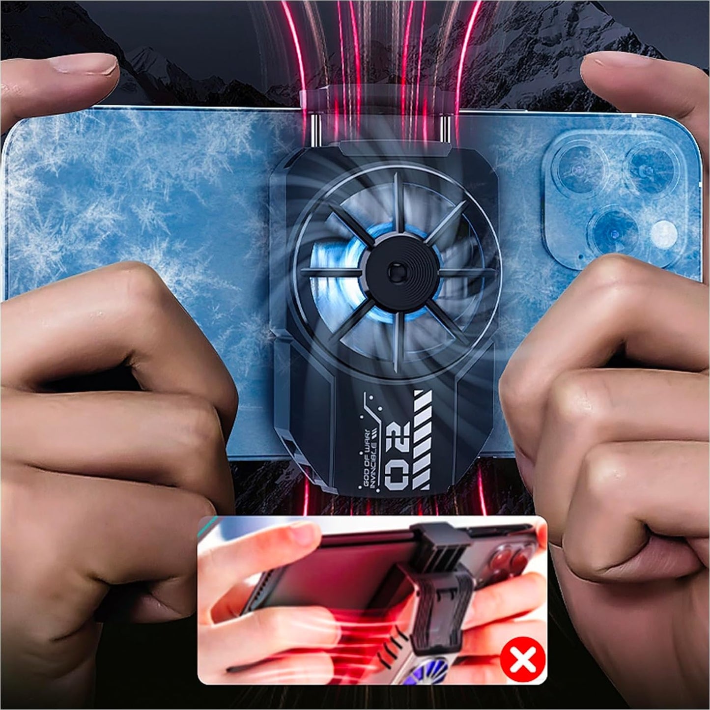 Memo DLA3 Mobile Phone Gaming Cooling Fan