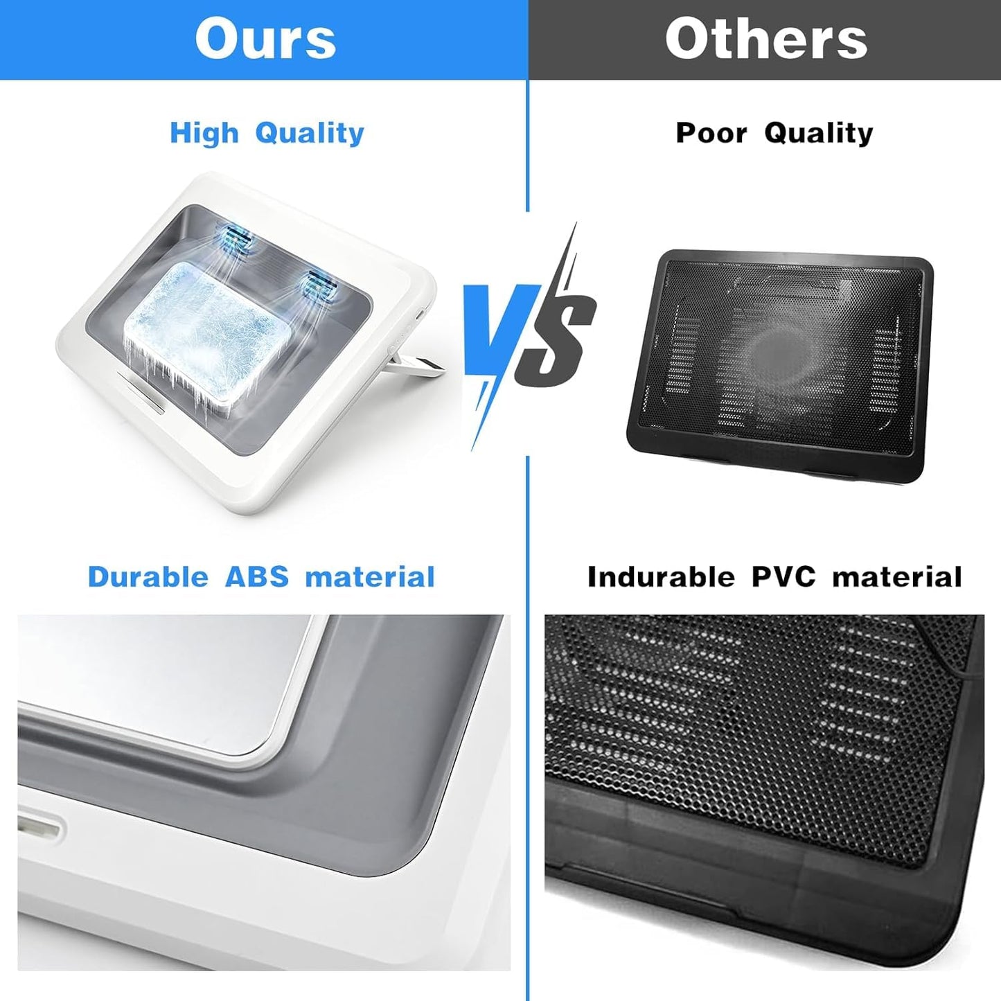 Cubonic H6 Laptop Cooler -  2 Fans