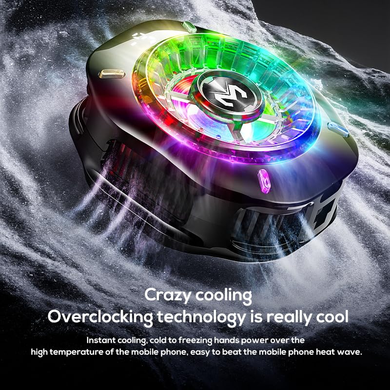 Memo CX10 Mobile Cooling Fan 3 Style RGB (Pro Model)