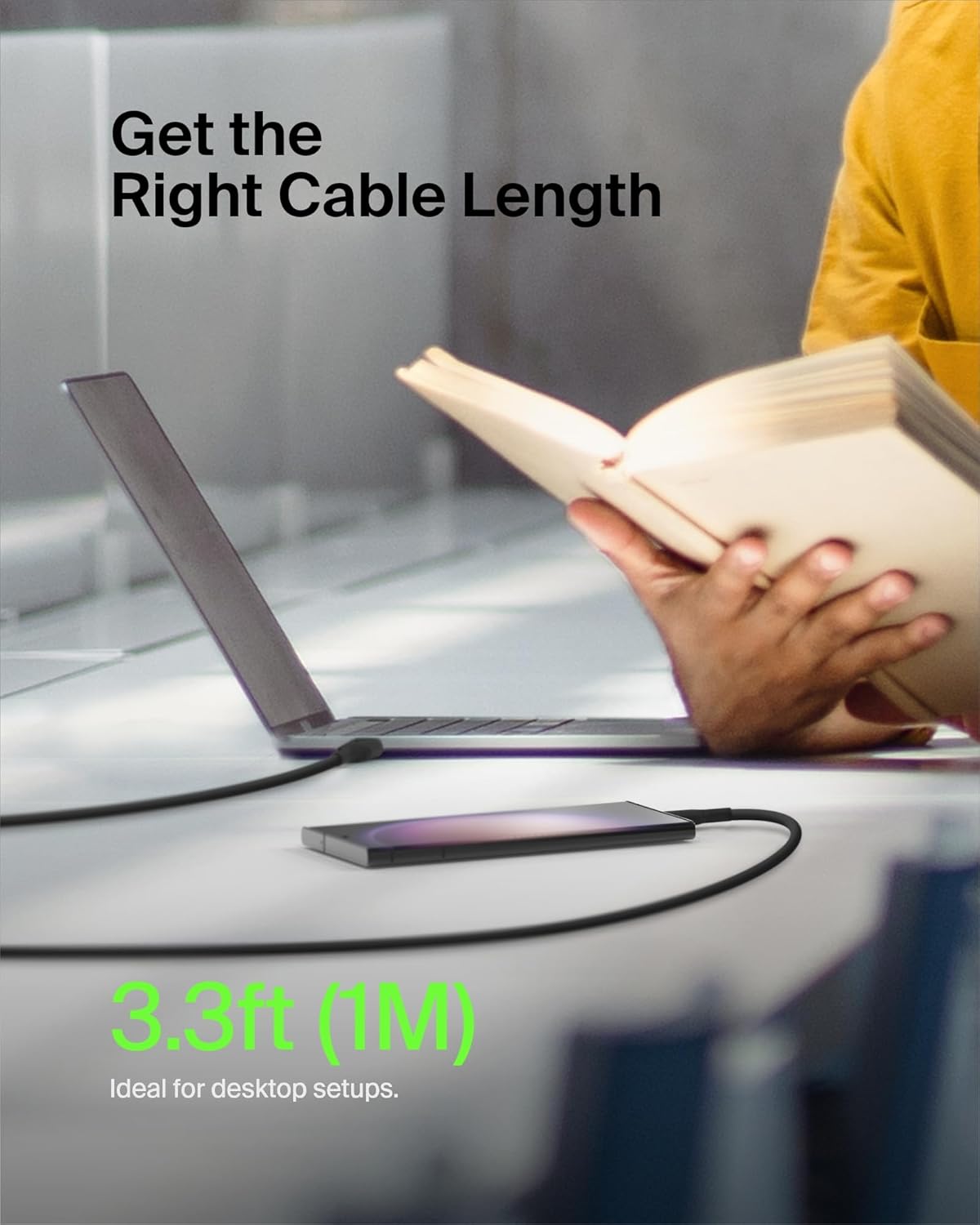 Cubonic 1.2mtr USB to TYPE C Cable