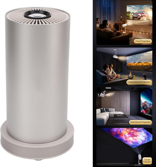 Cubonic T200 Smart Projector for Home, Native 720p with 4K Support, 4500 Lumens