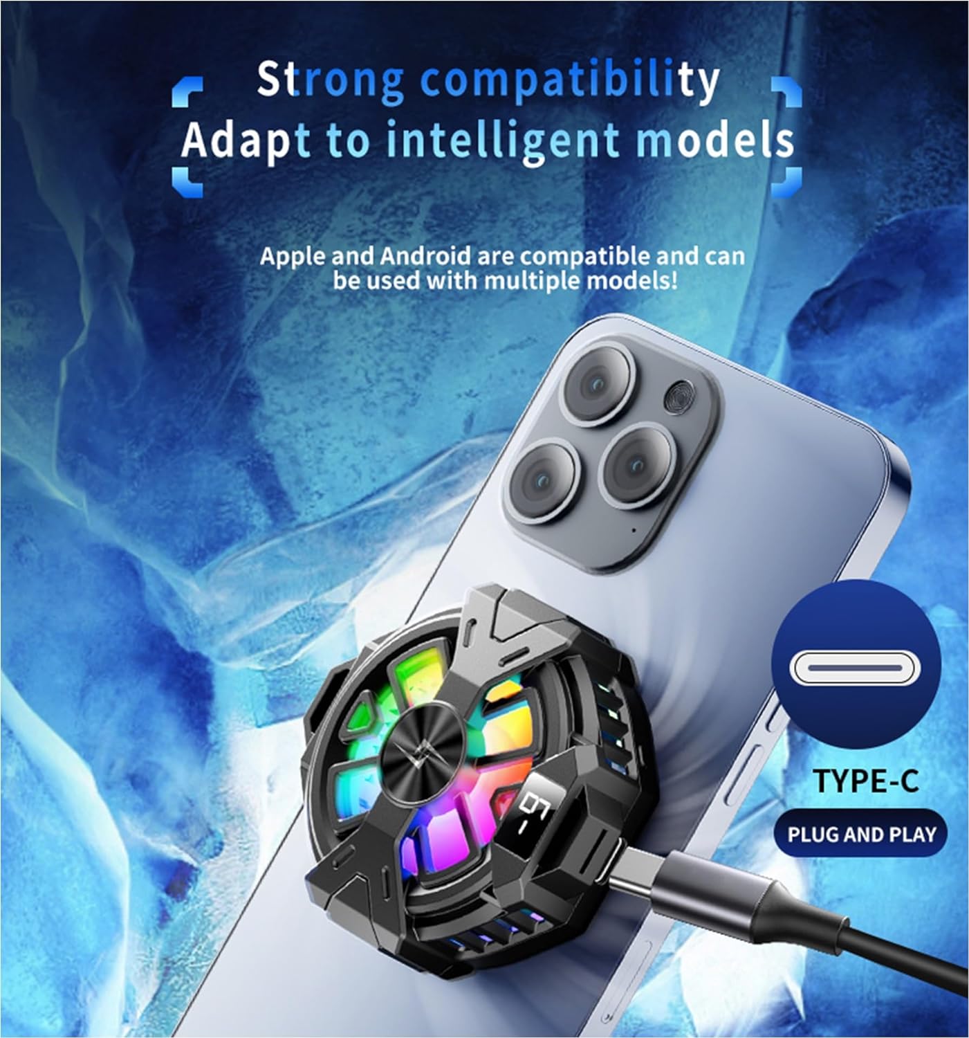 Cubonic P60 Magnetic Mobile Phone Cooling Fan