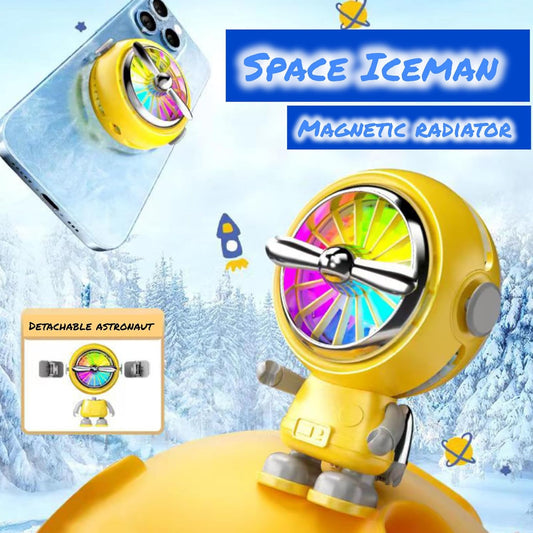 Cubonic A02 Space Iceman Detachable Astronaut Yellow Mobile Radiator Fan