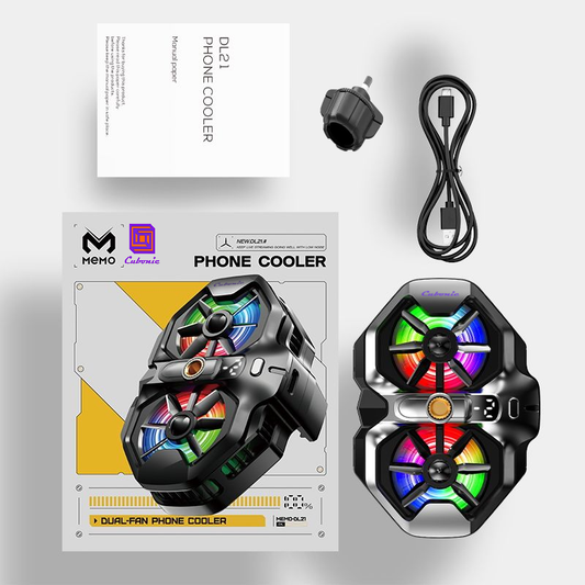 Memo DL21 Dual Peltier RGB height adjustable tripod compatible Mobile Cooler