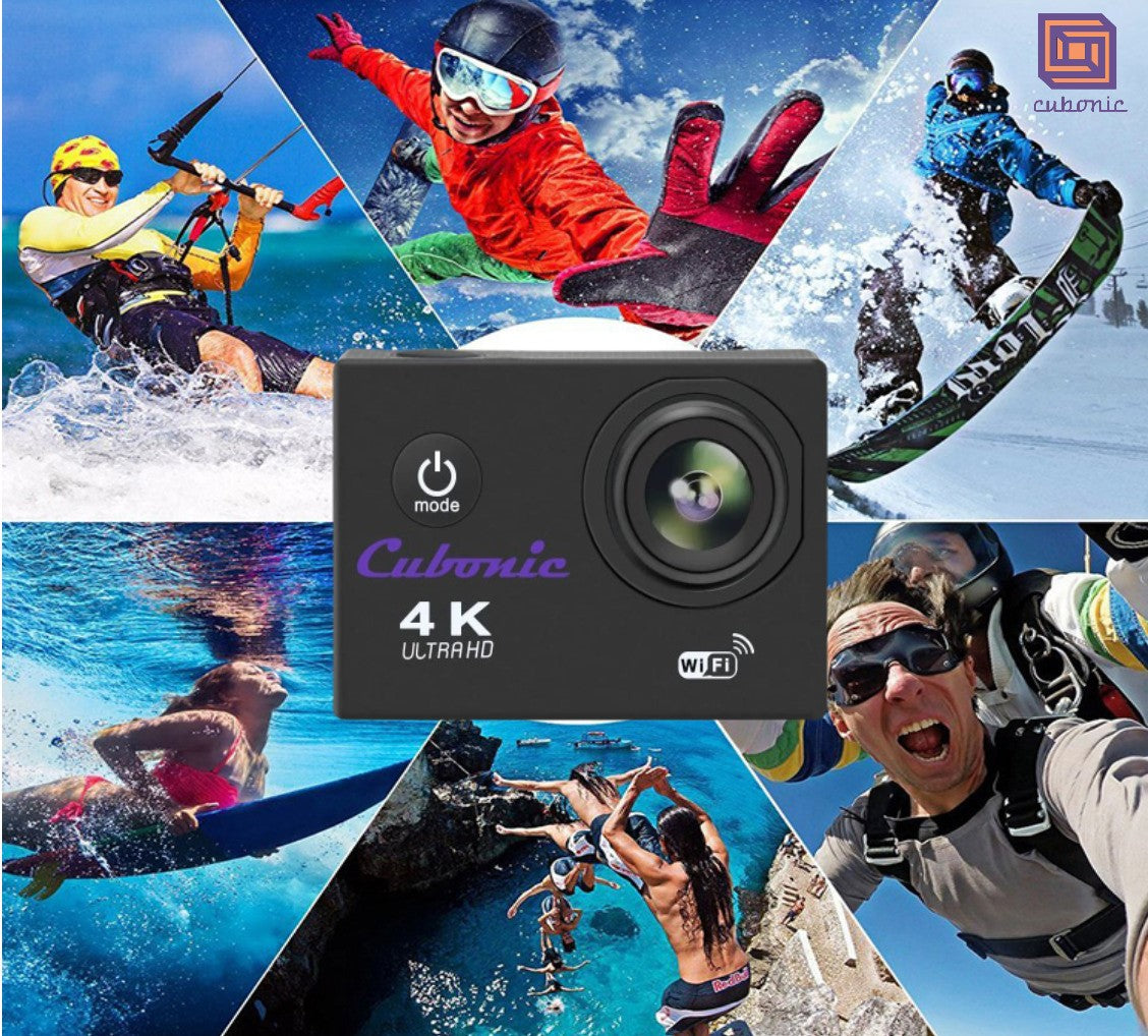 Cubonic Ultra HD 4k DV Water Resistance WiFi Camera