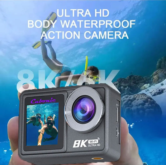 Cubonic 8K Ultra HD 50MP Touch Screen Dual Display Enabled EIS Stabilization