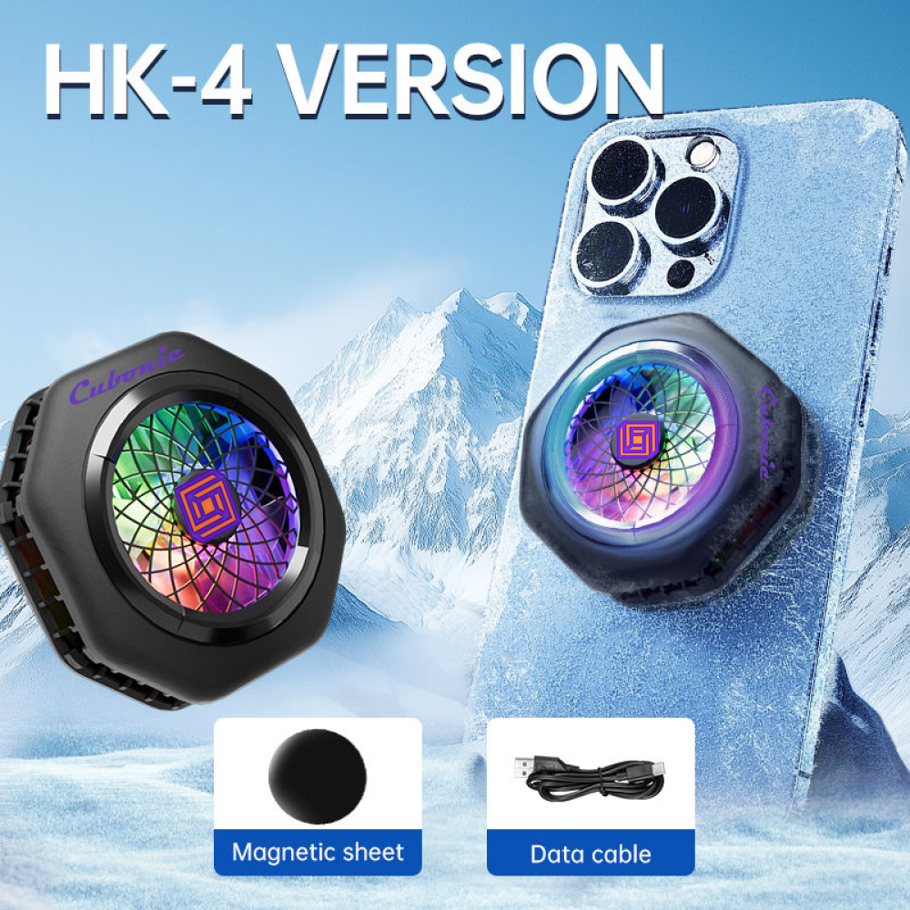 Cubonic HK4 PRO Mobile Magnetic/Detachable Grip Instant Ice Phone Cooler